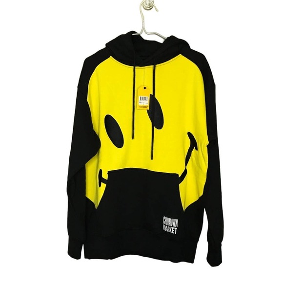 Chinatown Market - Big Smiley‎ Hoodie Medium - Picture 3 of 9